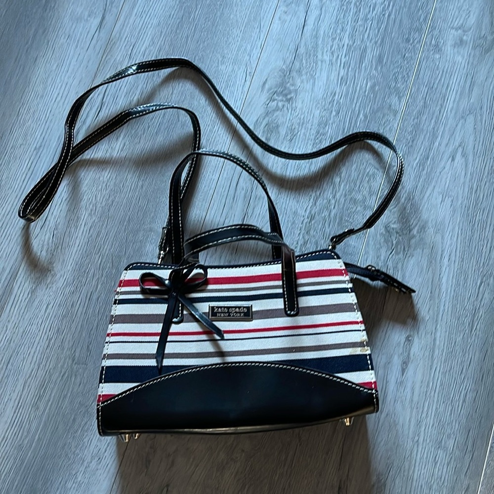 Kate Spade small striped bag purse